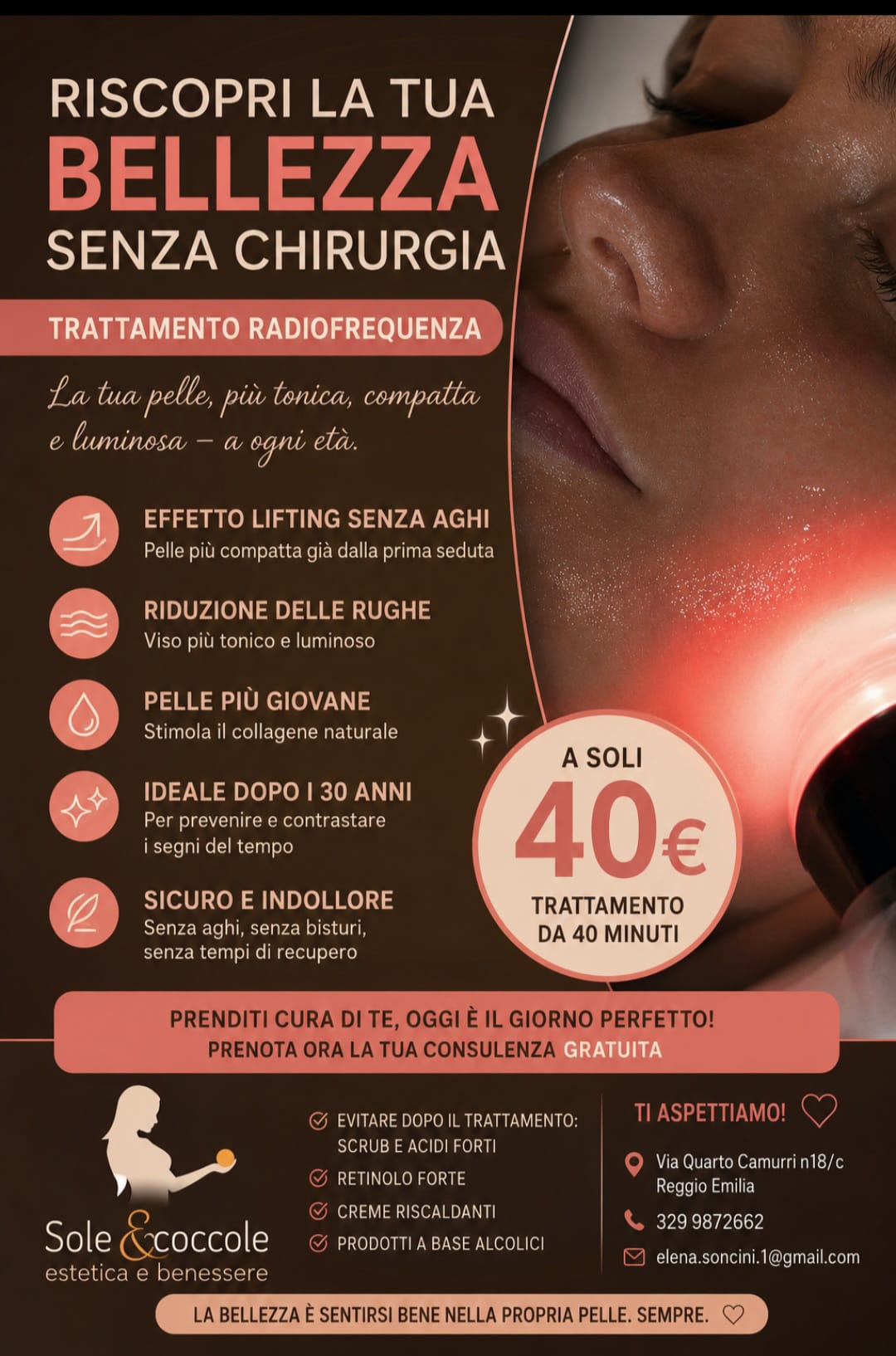 Radiofrequenza estetica lifting senza chirurgia